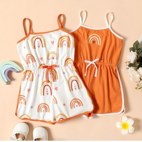 Set of Toddler‎ Rompers (NWOT) - Picture 1 of 11